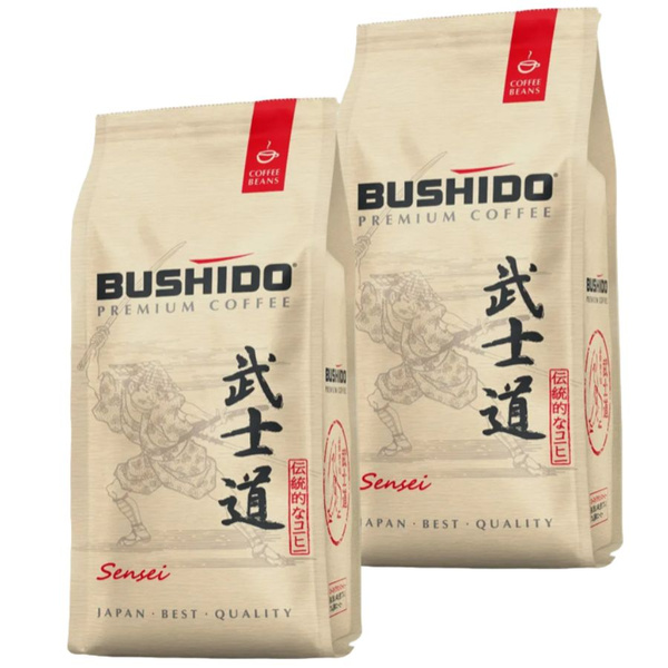 Кофе в зернах Bushido Sensei 227 грамм 2 штуки - купить с доставкой по ...