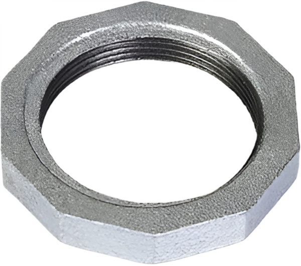 Контргайка чугунная 1 1/4" оцинкованная AV ENGINEERING (AVEС510000114 ...