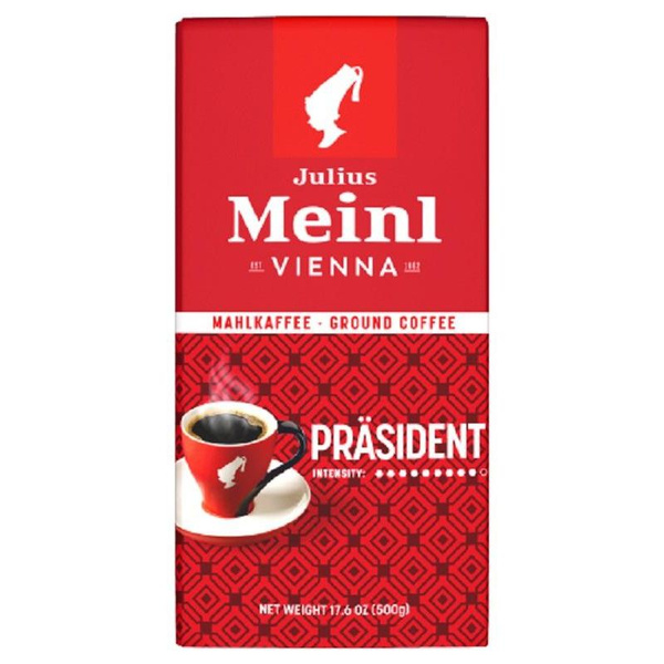 Julius Meinl Кофе молотый Президент, 500 г - купить с доставкой по ...