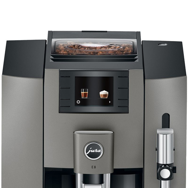 Встраиваемая кофемашина Jura E8 dark inox15583, темно-серый купить по ...