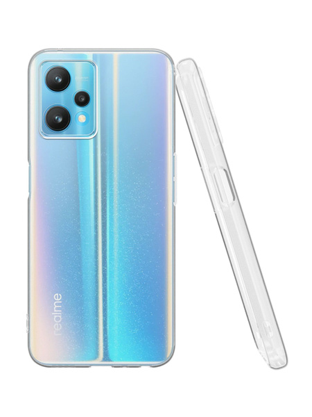 Силиконовый чехол Mcover для realme 9 Pro 5G (Реалми 9 Про), прозрачный ...