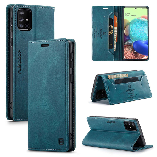 Autspace Кожаный чехол для Samsung Galaxy A71 4G (Самсунг Галакси А71 ...