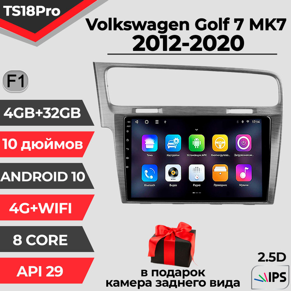 Штатная магнитола TS18PRO / 4+32GB / Volkswagen Golf 7/ Фольксваген ...