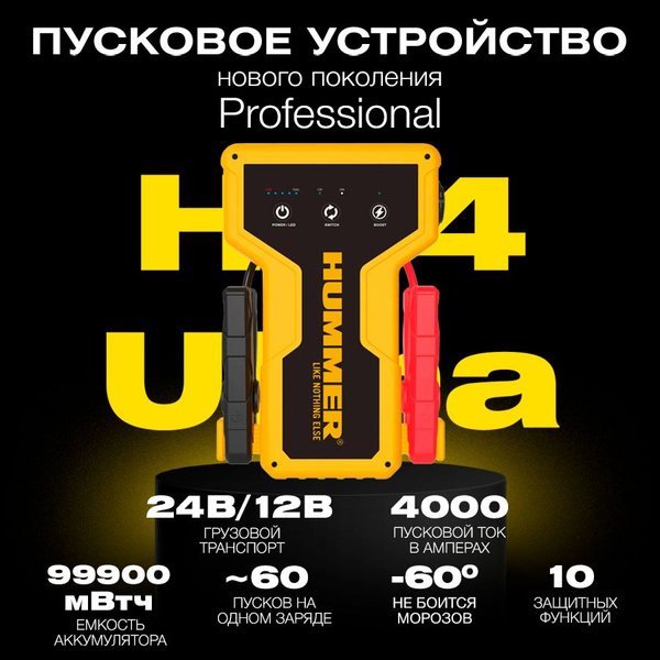 Зарядно пусковое устройство для автомобиля HUMMER H24 ULTRA ...