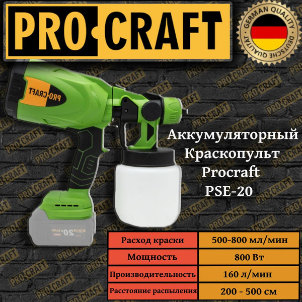 Электрический краскопульт Procraft PSE-20 купить по выгодной цене в ...