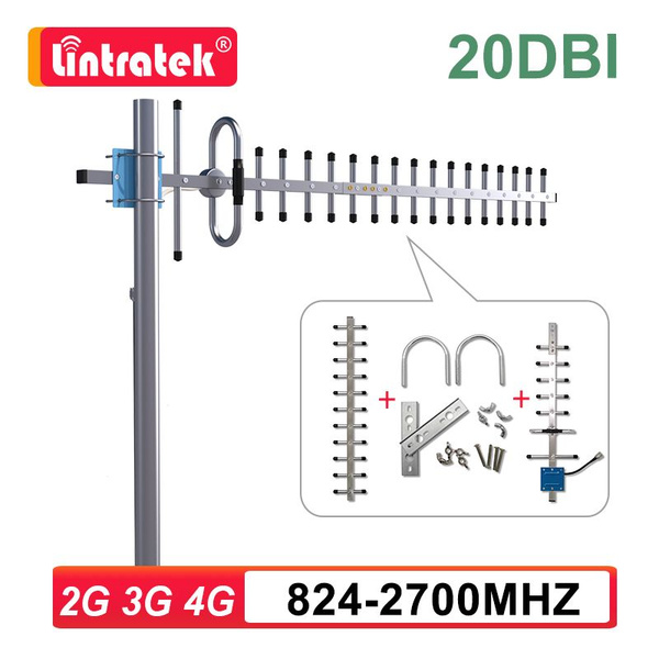 3G 4G 5G антенна Yagi LTE 800-2600 Внешняя антенна для усилителя ...
