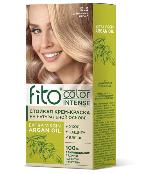 Краска для волос Fito color intense 115мл тон 9.3 Пшеничный блонд ...
