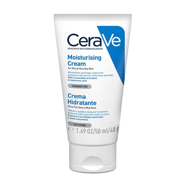 CeraVe Увлажняющий крем для рук, сухой и очень сухой кожи 50мл - купить ...