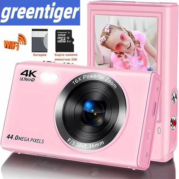 Характеристики Greentiger Компактный фотоаппарат Цифровая камера ...
