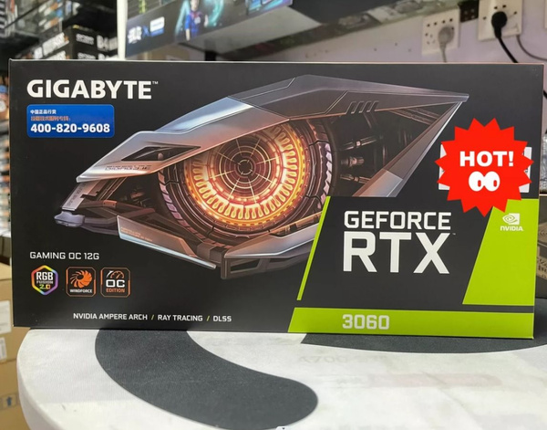 Купить видеокарту Gigabyt 3060 Gaming oc 12g-x 24, 12 ГБ (1580631438)