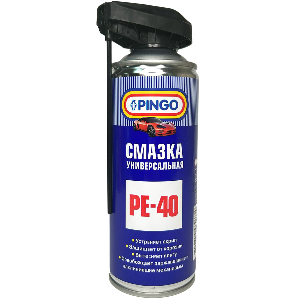 Смазка универсальная PE-40, аэрозольный баллон с распылителем, 520 мл ...