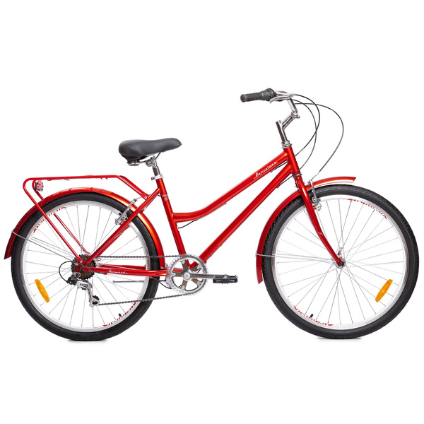 Городской велосипед Forward - Barcelona 26 2.0 (2024), Красный / Белый ...