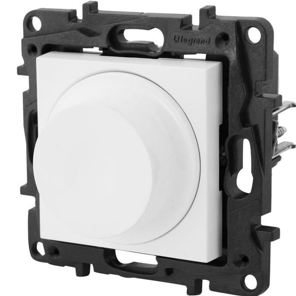 Диммер встраиваемый Legrand Structura 300 Вт (75 Вт LED) цвет белый ...