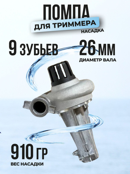 Оснастка для садовой техники Насадка на триммер садовый помпа для ...