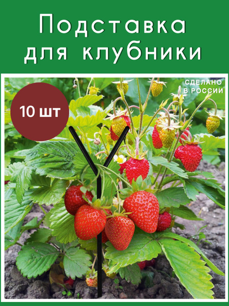 Подставка под клубнику, опора для ягод и цветов, рогатка, 10шт - купить ...