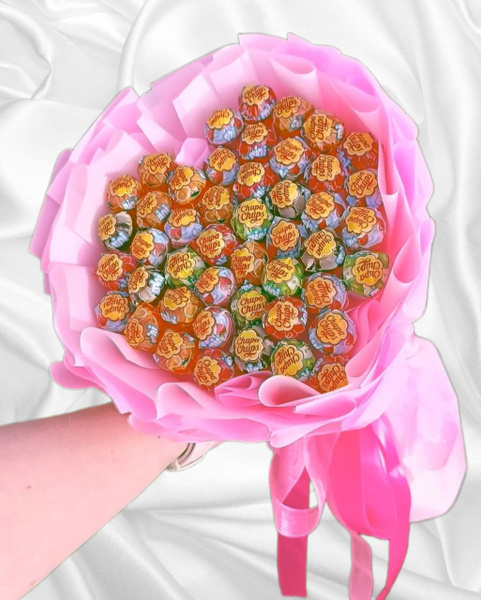 Букет из чупа чупсов Chupa Chups ShokoTrendy Сердце - купить с ...