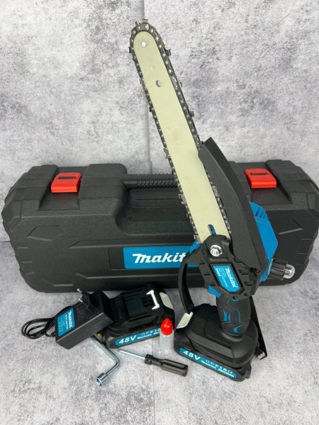 Makita пила аккумуляторная цепная мини садовая 200 мм 48V сучкорез ...