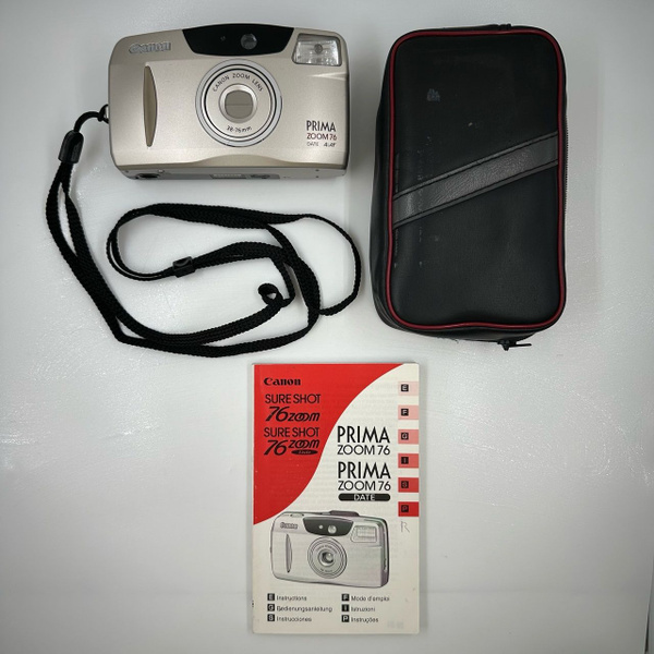 Фотоаппарат винтажный CANON PRIMA ZOOM 76 Япония! с инструкцией! купить ...