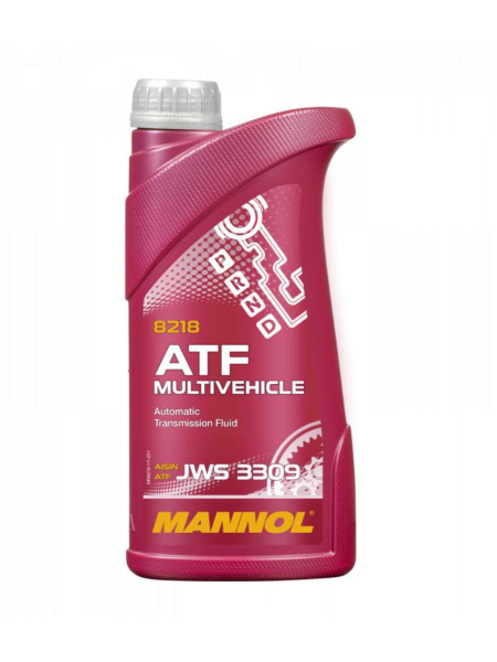 Масло для АКПП и ГУР ATF МАNNOL Multivehicle JWS 3309 1л. (синтетика)