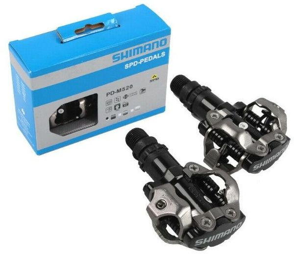 Педали велосипедные Shimano PD-M520 - купить с доставкой по выгодным ...