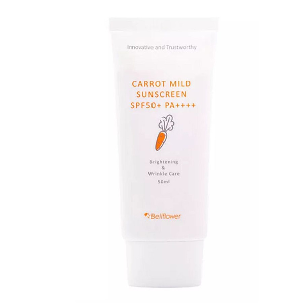 BELLFLOWER Крем для лица солнцезащитный с экстрактом моркови Carrot ...