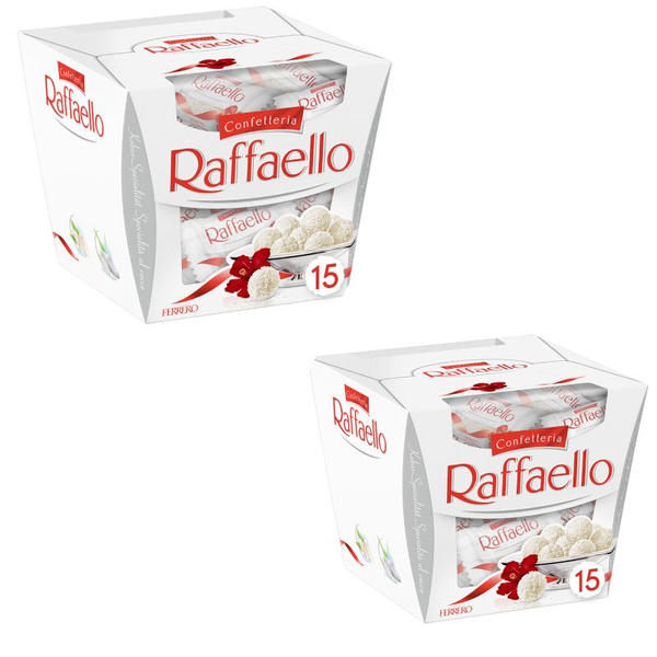 Raffaello конфеты рафаэло 15 шт, 2 уп по 150 гр, Италия купить на OZON ...