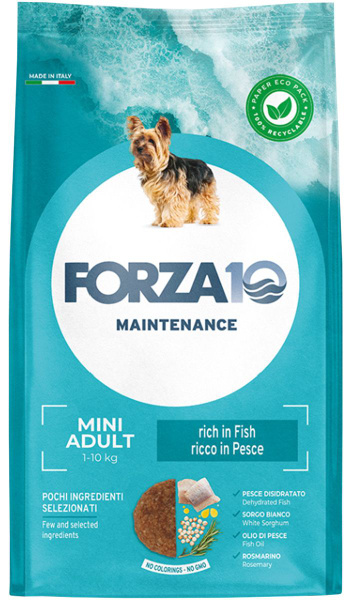 Сухой корм FORZA10 DOG MAINTENANCE ADULT MINI для взрослых собак ...