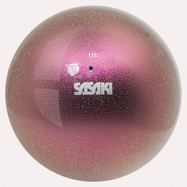 Мяч для художественной гимнастики SASAKI, 18.5 см, бордовый, темно ...