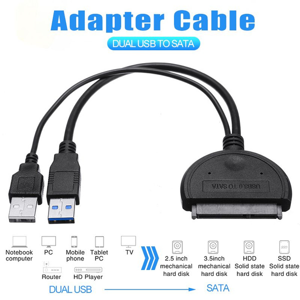 Кабель-Адаптер USB 3.0-SATA Для Преобразования 2,5-Дюймового Внешнего ...