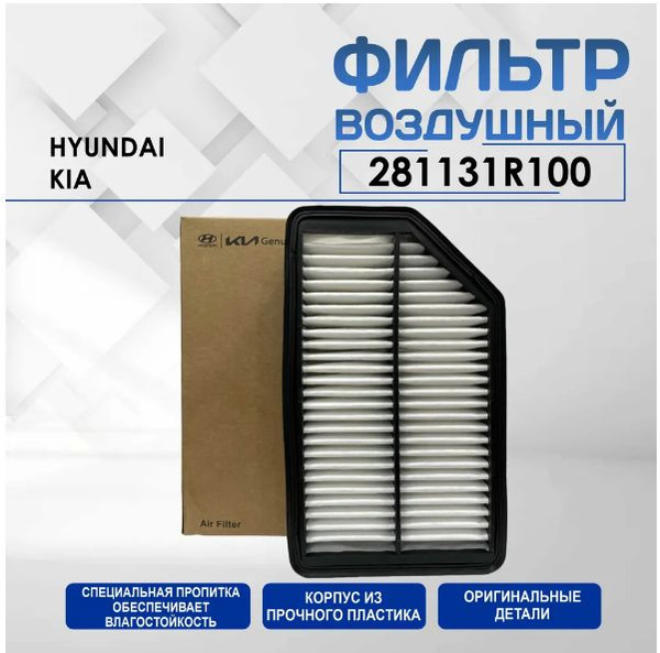 Фильтр воздушный Hyundai-KIA 281131R100 - купить по выгодным ценам в ...