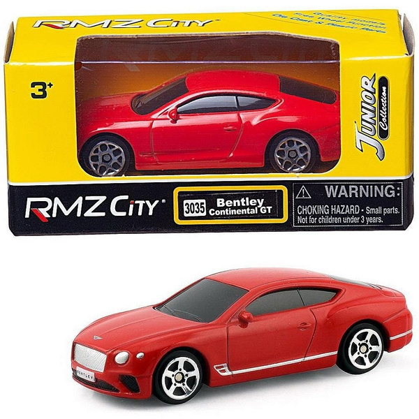 1/36 Bentley Continental GT Toy Car For Children Diecast Metal RMZ CY modello in miniatura Pull Back Free Wheel Collection Gift Boy  26