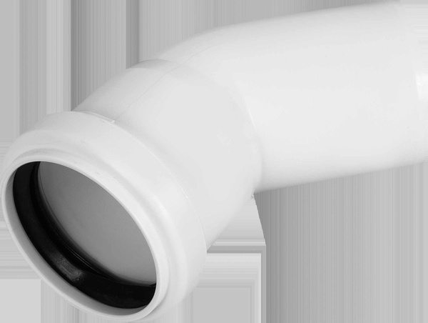 Отвод 45 Equation 50 мм с шумопоглощением полипропилен - купить с ...