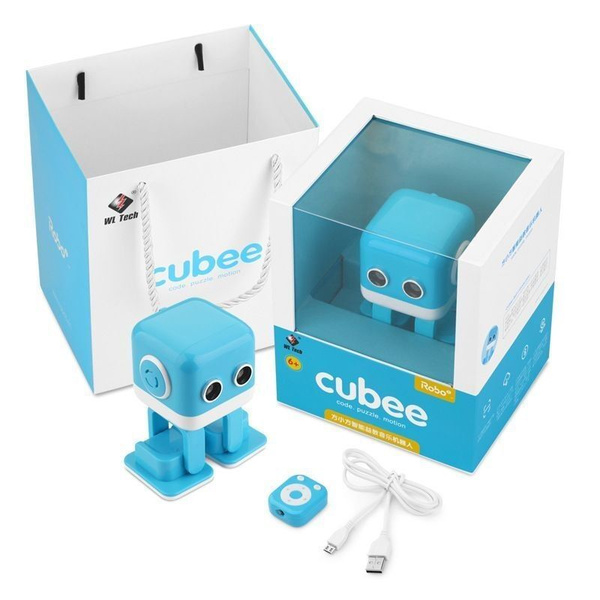 Интеллектуальный танцующий робот WLtoys Cubee F9 APP - WLT-F9/желтый ...