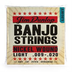Dunlop Djn Banjo Nickel Light - Nickel 09-20 струны для банджо ...