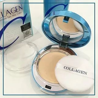 Пудра компактная для лица ENOUGH COLLAGEN HYDRO MOISTURE SPF25, со ...