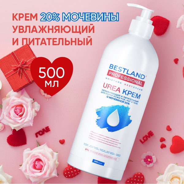 Крем для рук и тела Bestland увлажняющий и питательный с мочевиной 20% ...