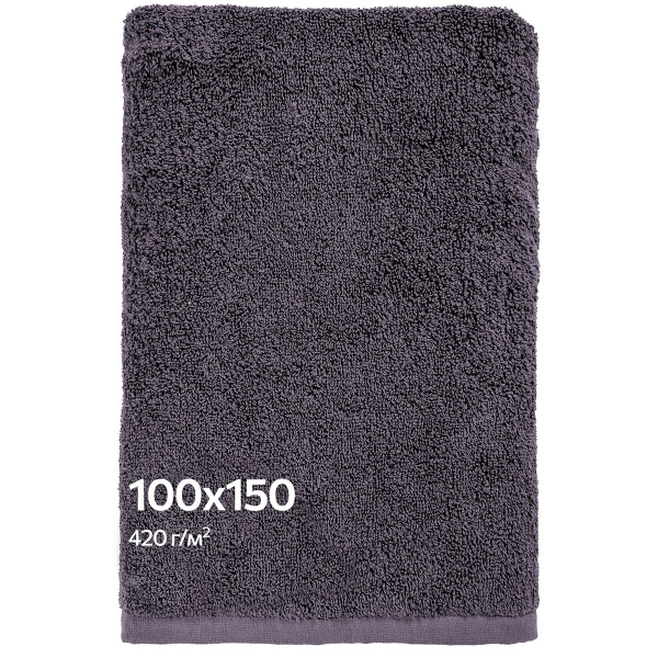 Полотенце банное Happyfox Home Большое махровое полотенце 100x150 см ...