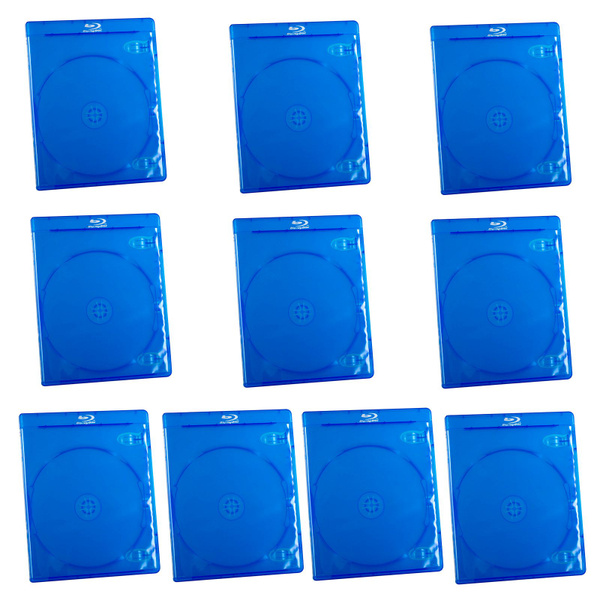 Футляр для хранения DVD, CD, Bluray, 10 пластиковых держателей для ...