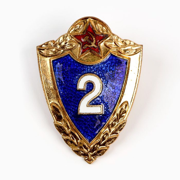 Значок "2 классность" тяжелый, латунь, на винте - купить с доставкой по ...