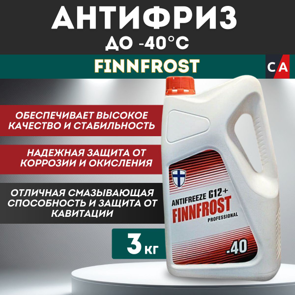 Антифриз FINNFROST ЗЕЛЕНЫЙ, Готовый раствор купить по выгодной цене в ...