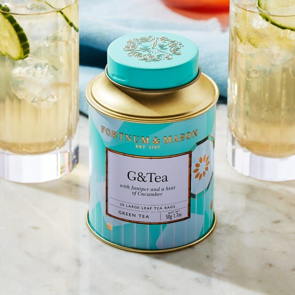 Fortnum&Mason Зеленый чай в пакетиках G&Tea 20 Silky Tea Bag Tin, 50 гр ...