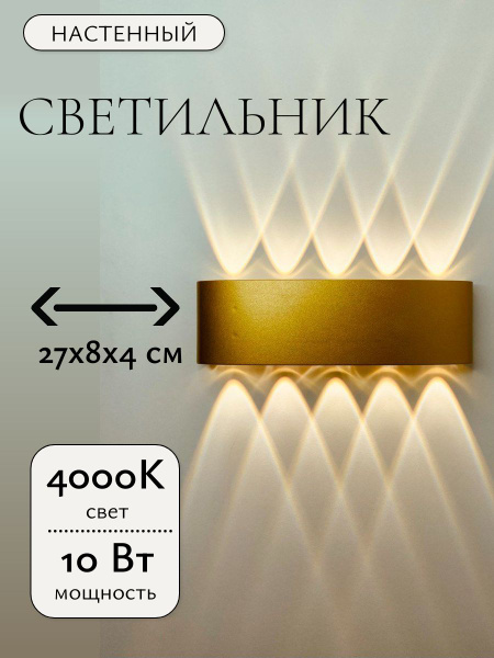 Светодиодный настенный светильник для сада,спальни,крыльца Бра ...