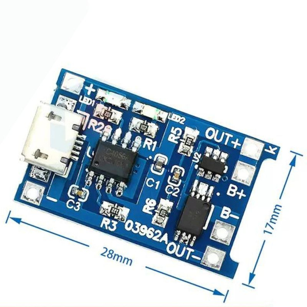 Характеристики Микросхема TP4056 для зарядки литиевого аккумулятора ...