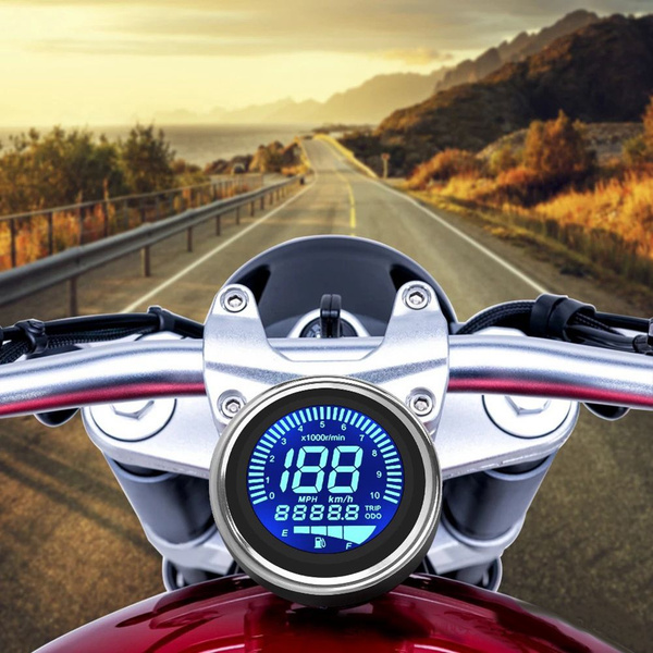 Мотоциклетный цифровой GPS-спидометр с подсветкой 7, Регулируемый ...