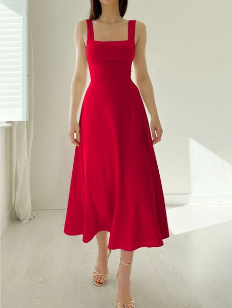 Сарафан красный ,50 Туризм, Женский, На любой сезон, размер 50 ...