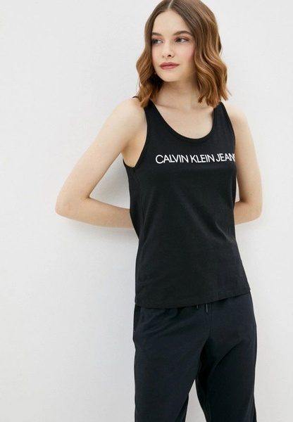 Майка Calvin Klein Jeans, 40, 42 - купить по выгодной цене в интернет ...