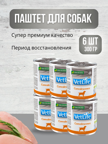 Паштет для собак диетический корм Farmina Vet Life Convalescence Dog с ...