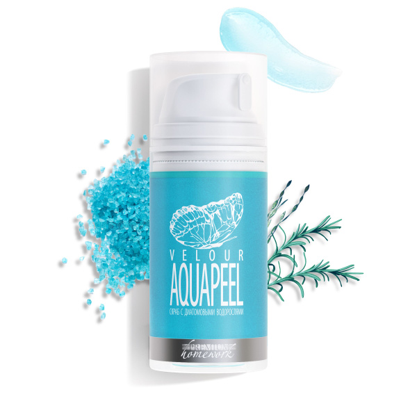 Premium Скраб для жирной кожи лица с диатомовыми водорослями VELOUR ...