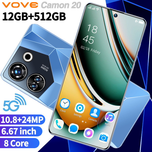 Мобильный телефон Ультра тонкий новый Camon 20 Dual SIM Dual Standby ...