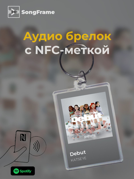 Брелок Spotify с NFC Трек: KATSEYE - Debut - купить с доставкой по ...